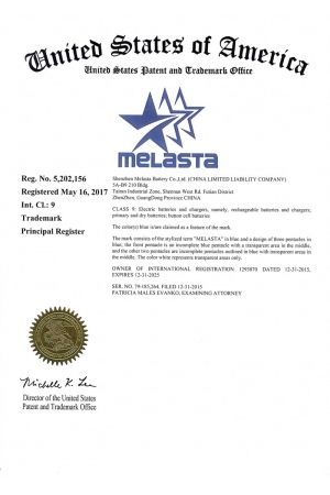 Melasta USA Trade Mark